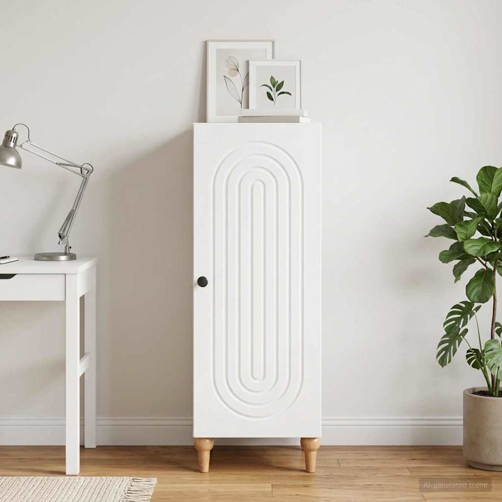 Sideboard Weiß 33 x 34,5 x 90 cm Holzwerkstoff