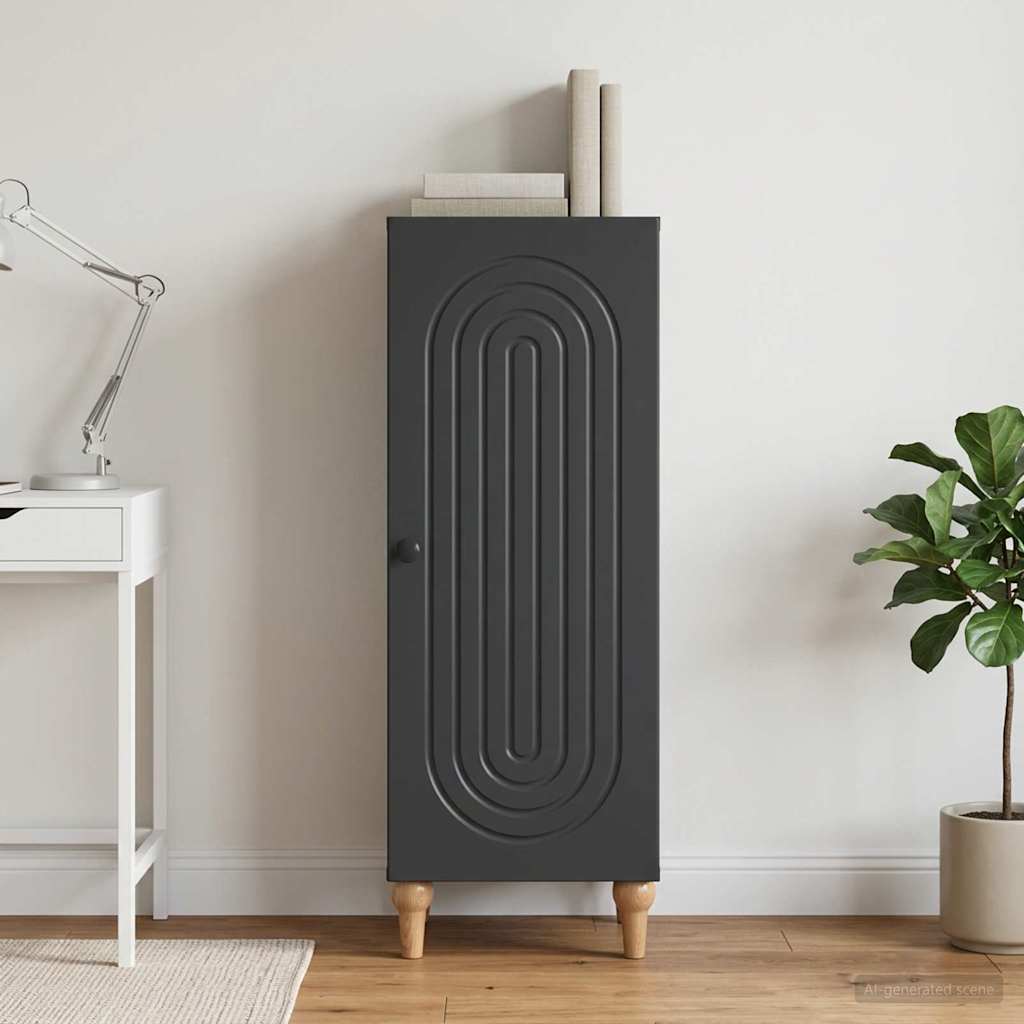 Sideboard Schwarz 33 x 34,5 x 90 cm Holzwerkstoff