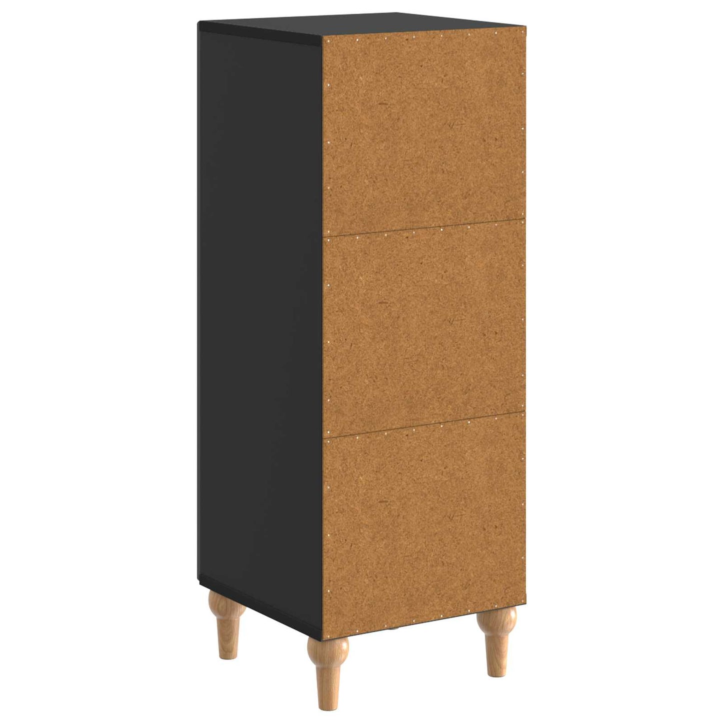 Sideboard Schwarz 33 x 34,5 x 90 cm Holzwerkstoff