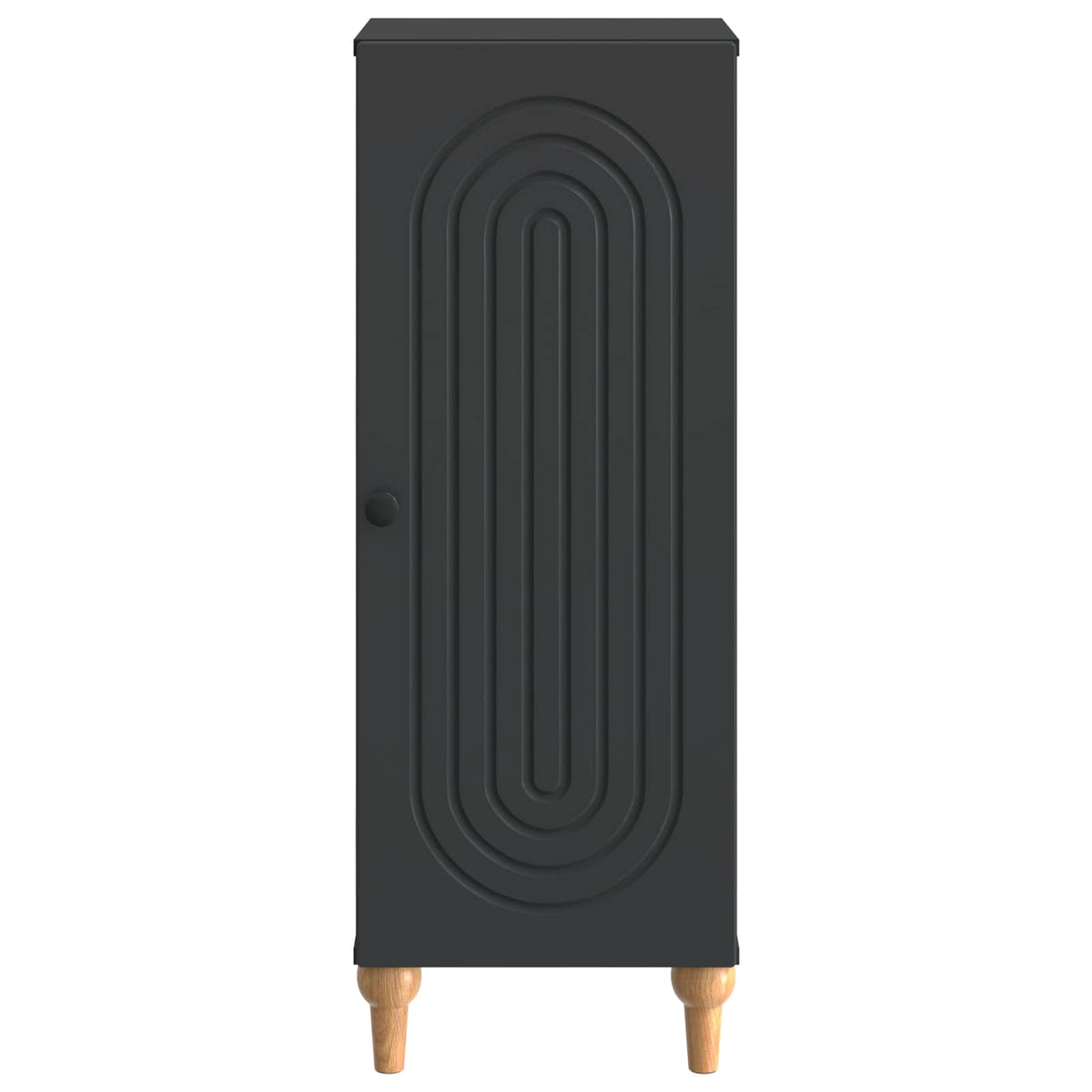 Sideboard Schwarz 33 x 34,5 x 90 cm Holzwerkstoff
