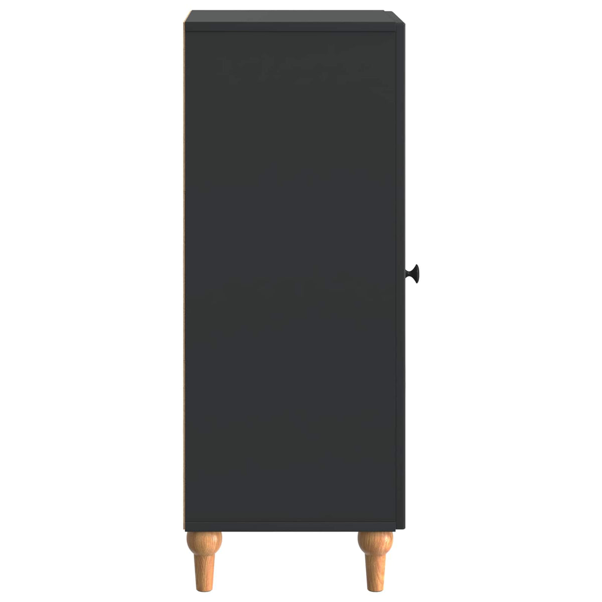 Sideboard Schwarz 33 x 34,5 x 90 cm Holzwerkstoff