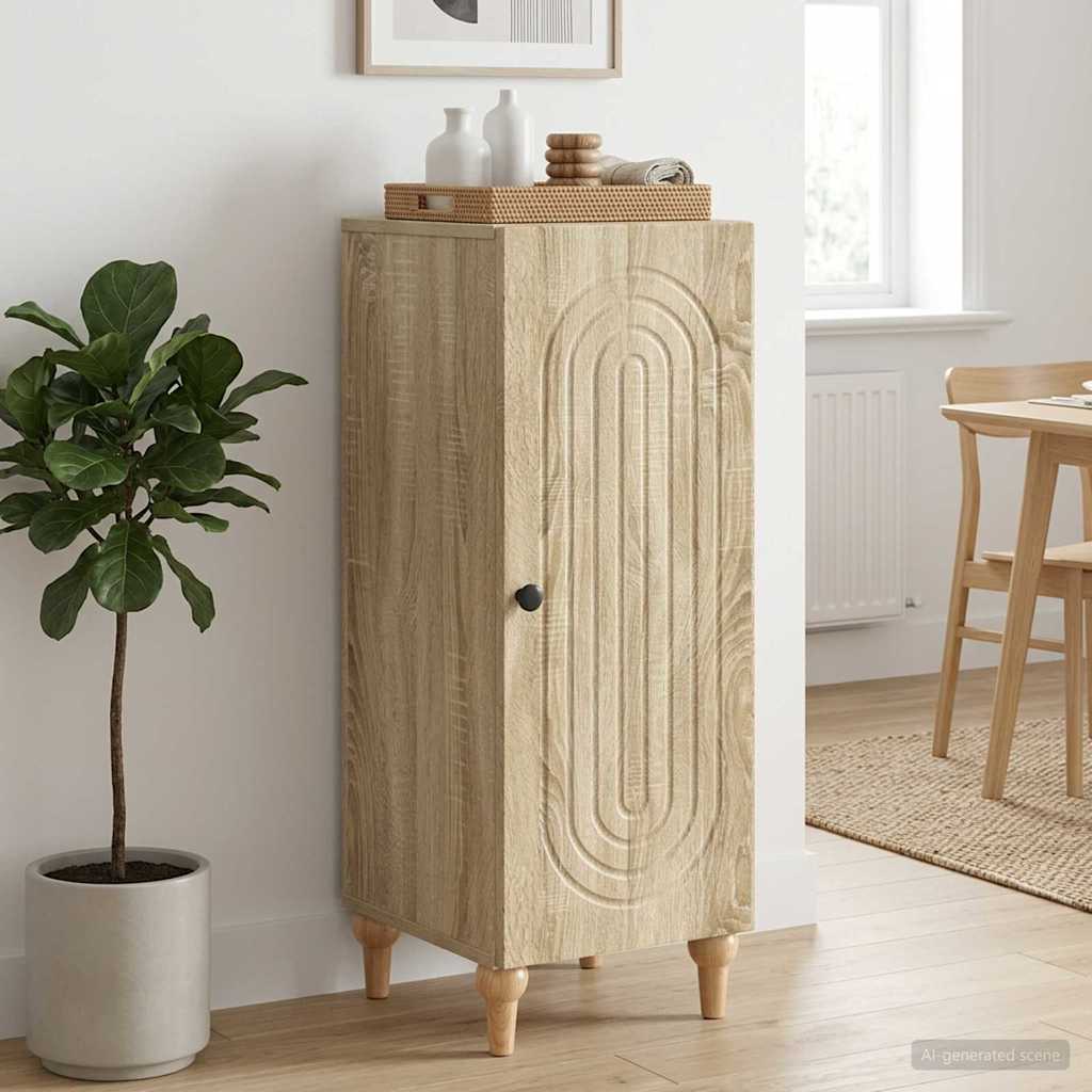 Sideboard Sonoma-Eiche 33 x 34,5 x 90 cm Holzwerkstoff