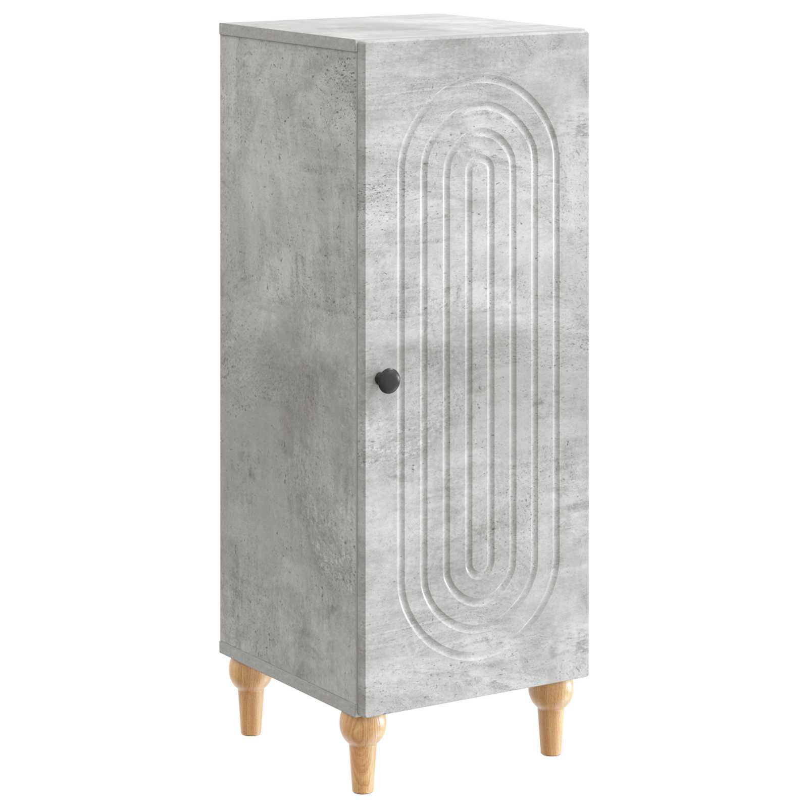 Sideboard Betongrau 33 x 34,5 x 90 cm Holzwerkstoff