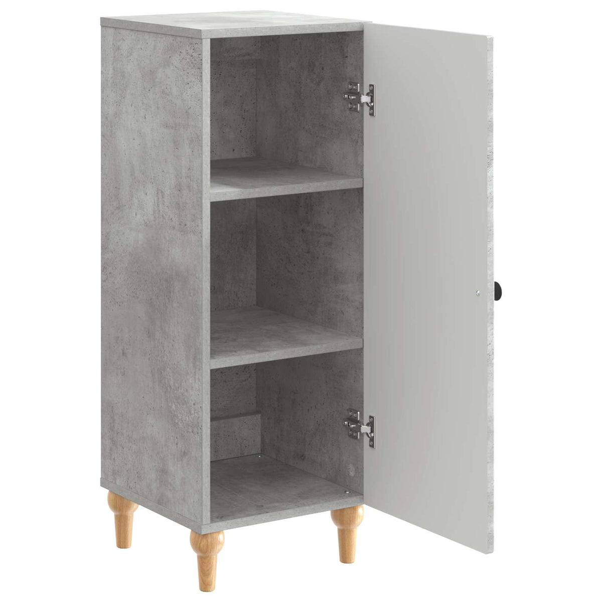 Sideboard Betongrau 33 x 34,5 x 90 cm Holzwerkstoff