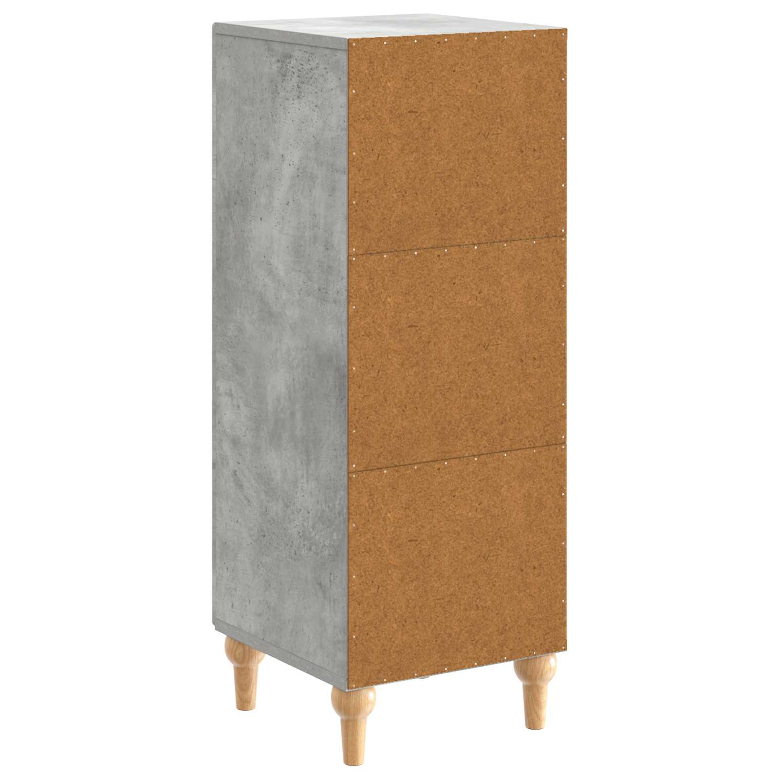 Sideboard Betongrau 33 x 34,5 x 90 cm Holzwerkstoff