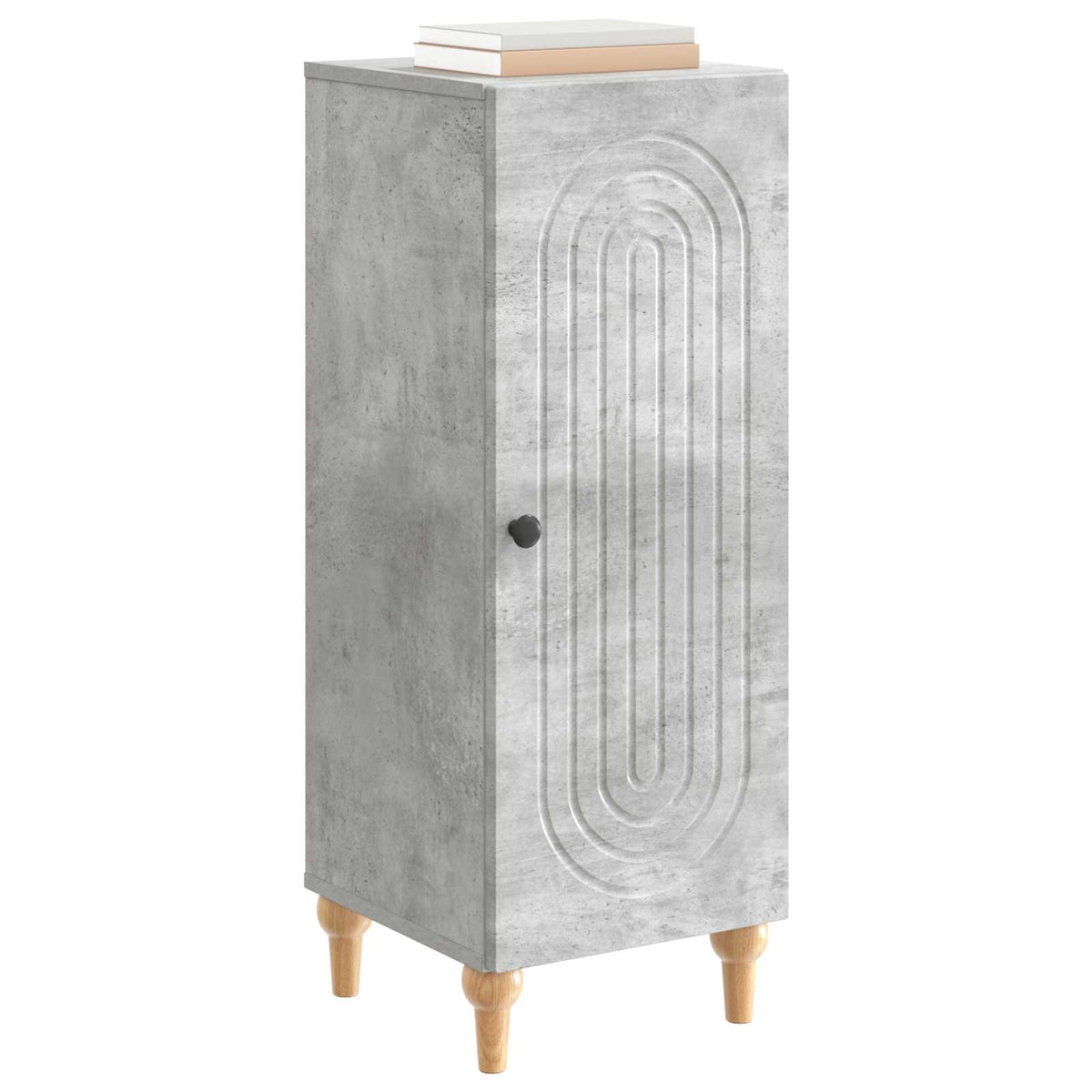 Sideboard Betongrau 33 x 34,5 x 90 cm Holzwerkstoff