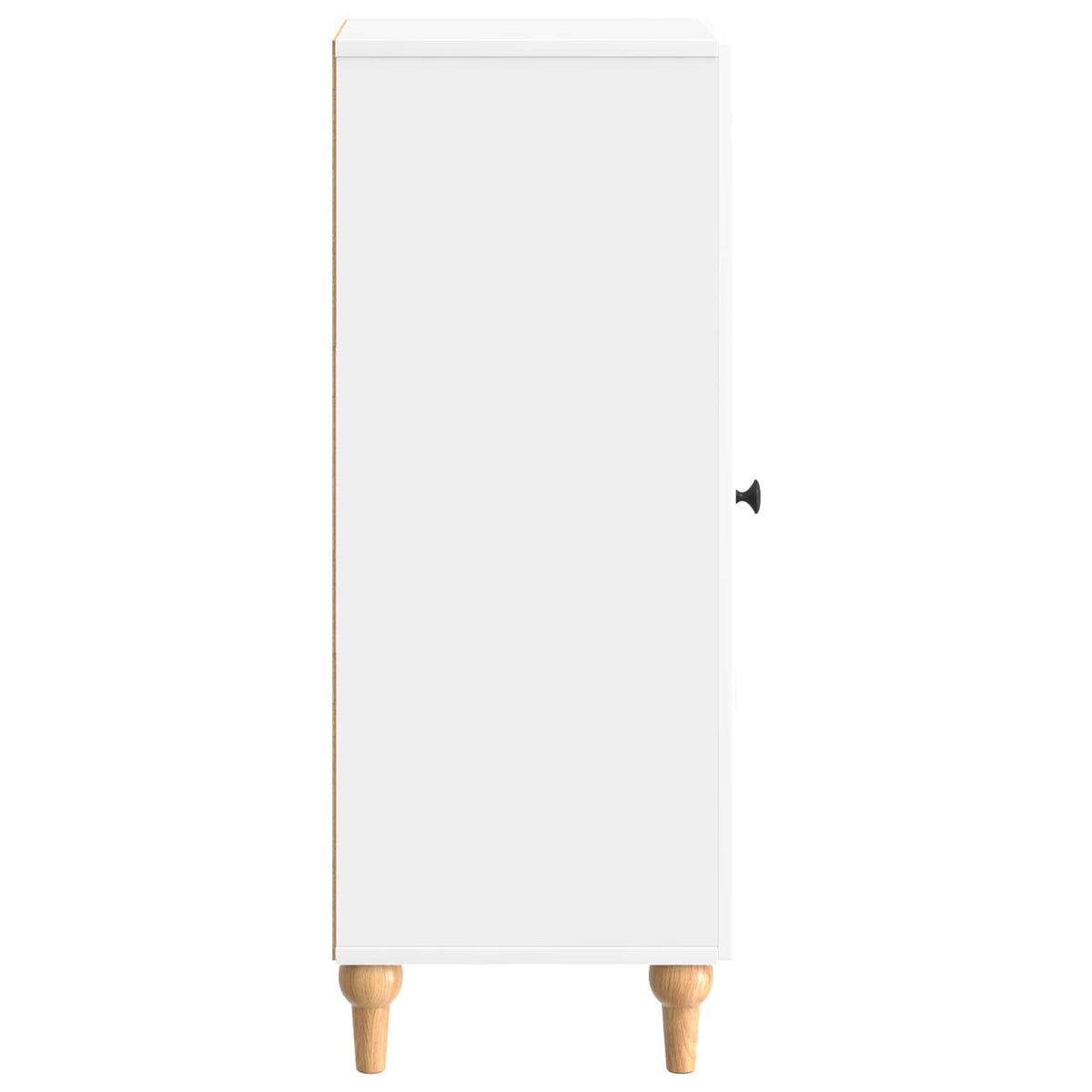 Sideboard Hochglanz Weiß 33 x 34,5 x 90 cm Holzwerkstoff