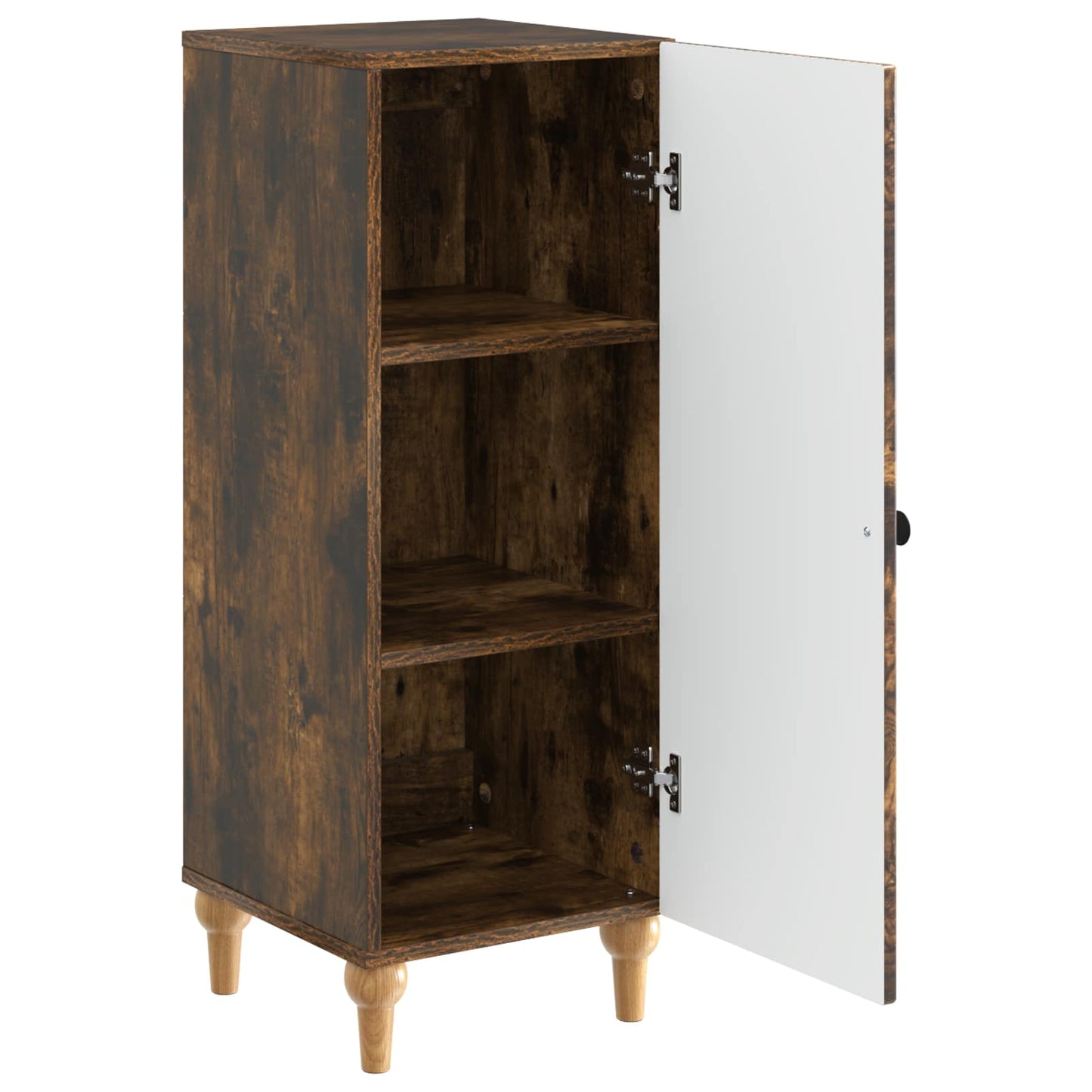 Sideboard Geräucherte Eiche 33 x 34,5 x 90 cm Holzwerkstoff