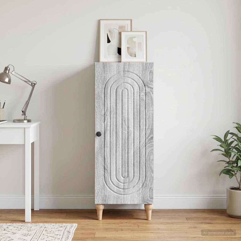 Sideboard Graues Sonoma 33 x 34,5 x 90 cm Holzwerkstoff
