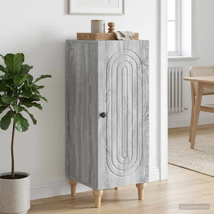 Sideboard Graues Sonoma 33 x 34,5 x 90 cm Holzwerkstoff