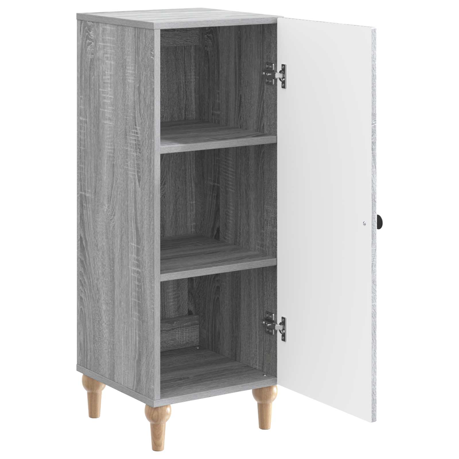 Sideboard Graues Sonoma 33 x 34,5 x 90 cm Holzwerkstoff