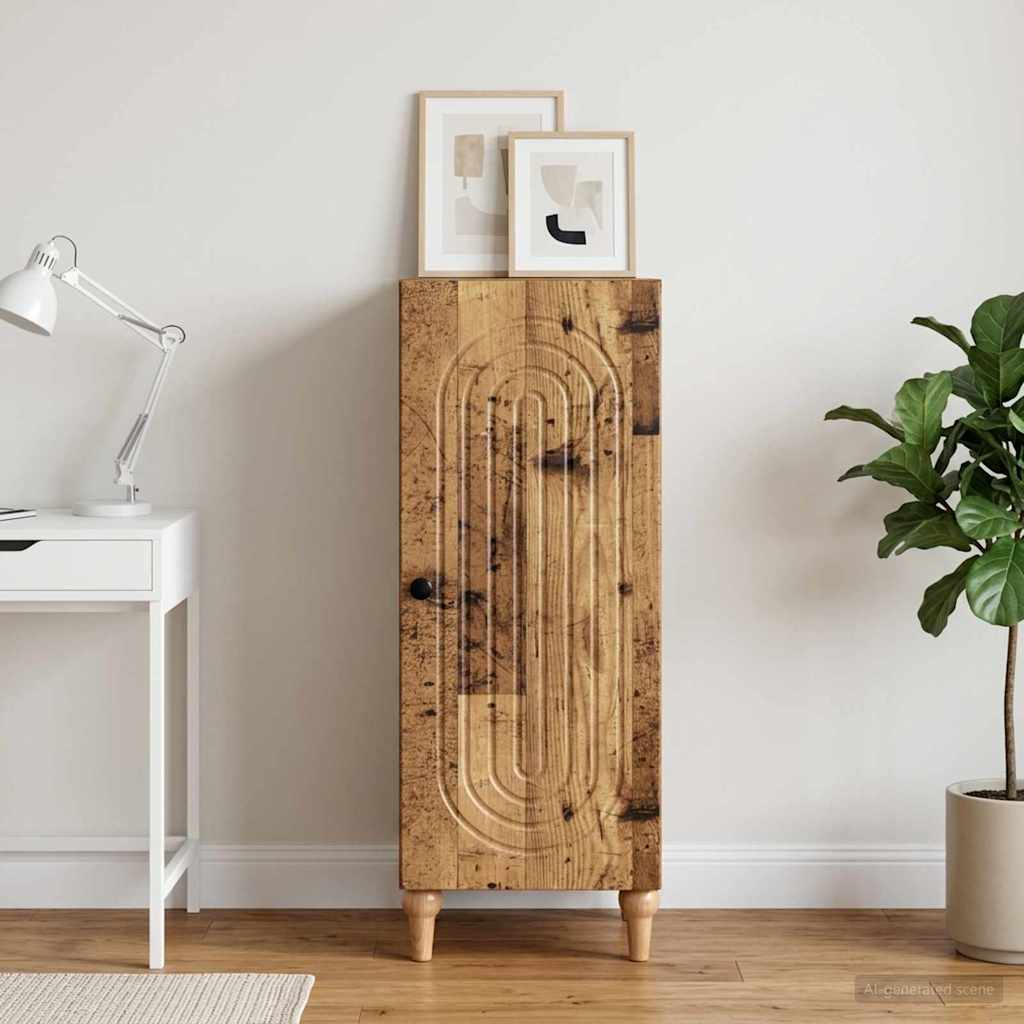 Sideboard Altholz 33 x 34,5 x 90 cm Holzwerkstoff
