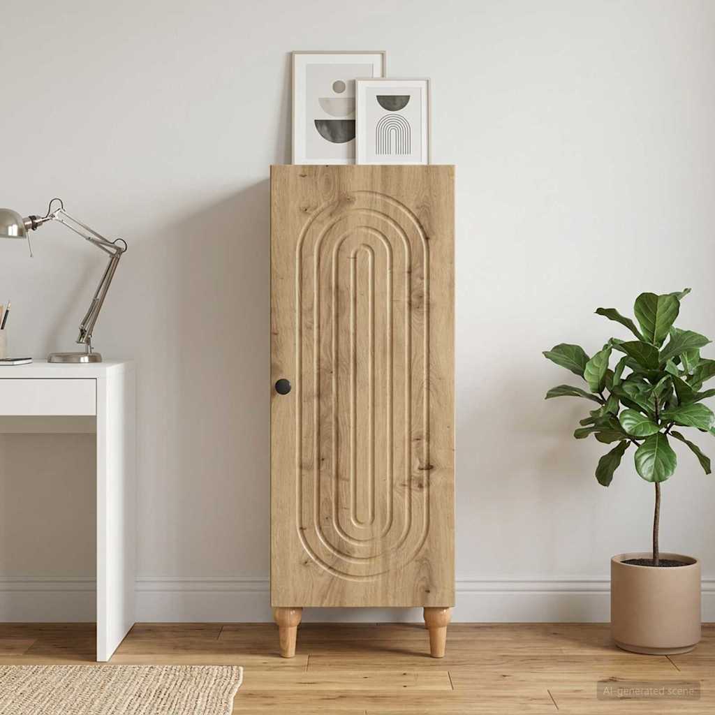 Sideboard Artisan-Eiche 33 x 34,5 x 90 cm Holzwerkstoff