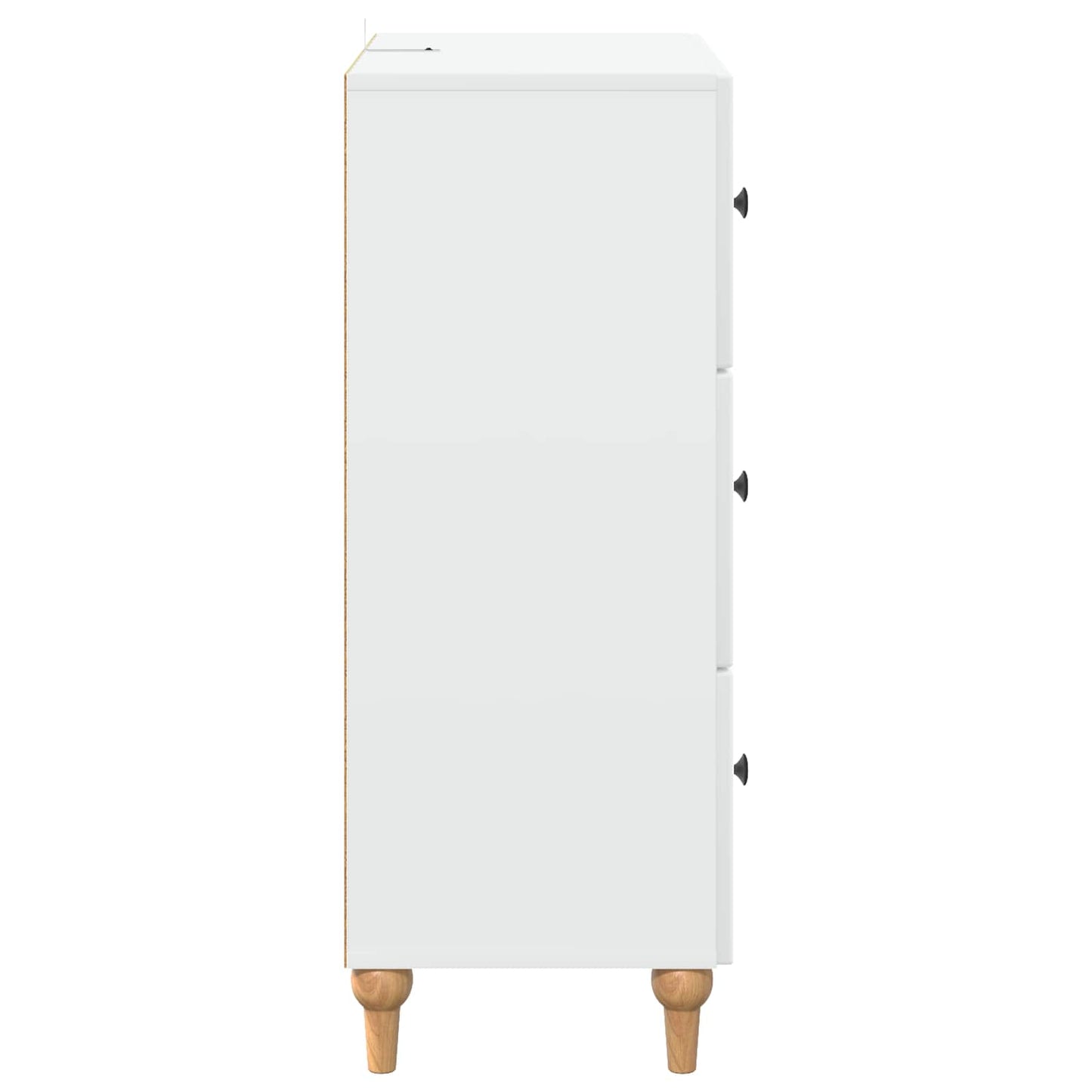Schubladenschrank Weiß 66 x 34,5 x 90 cm Holzwerkstoff