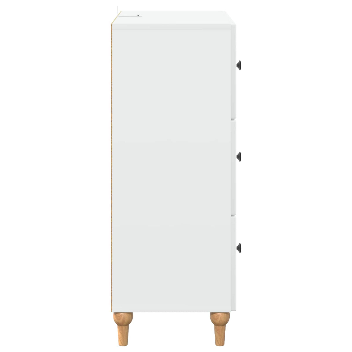Schubladenschrank Weiß 66 x 34,5 x 90 cm Holzwerkstoff