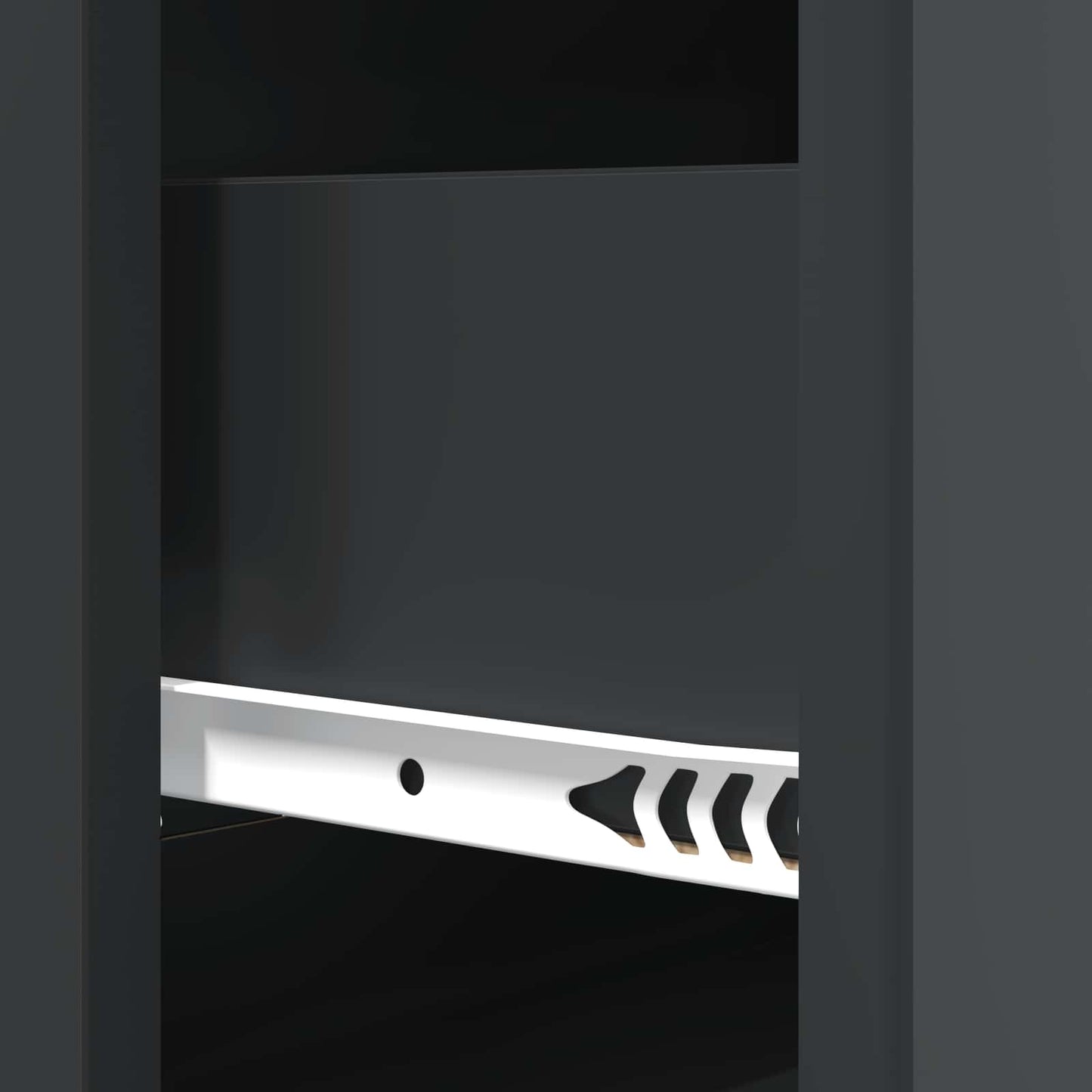 Schubladenschrank Schwarz 66 x 34,5 x 90 cm Holzwerkstoff