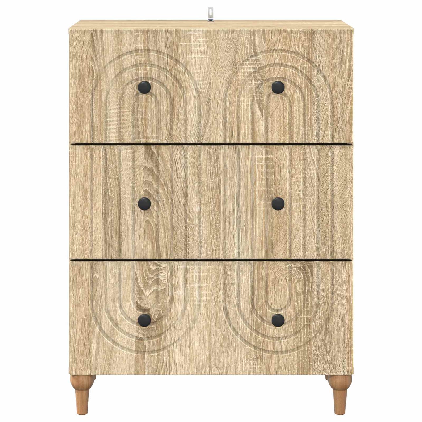 Schubladenschrank Sonoma-Eiche 66 x 34,5 x 90 cm Holzwerkstoff