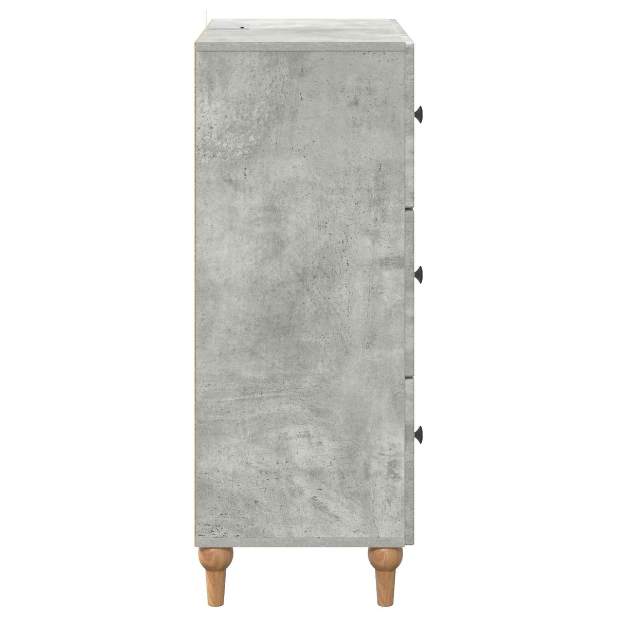 Schubladenschrank Betongrau 66 x 34,5 x 90 cm Holzwerkstoff