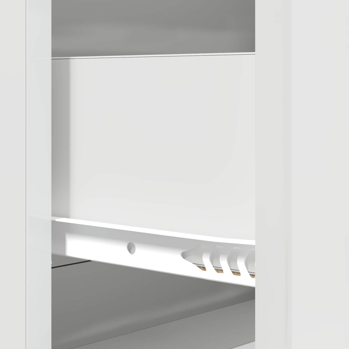 Schubladenschrank Hochglanz Weiß 66 x 34,5 x 90 cm