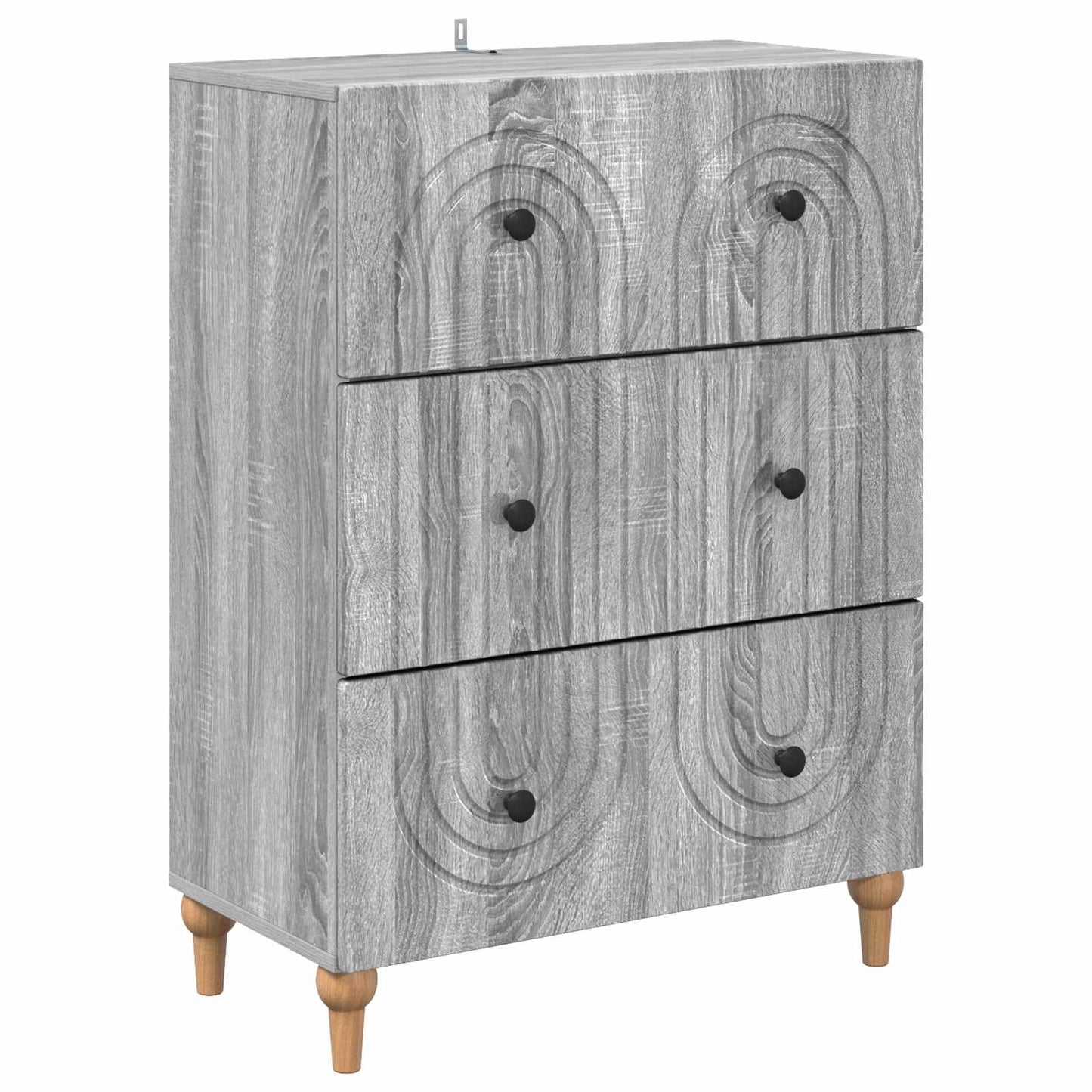Schubladenschrank Graues Sonoma 66 x 34,5 x 90 cm Holzwerkstoff