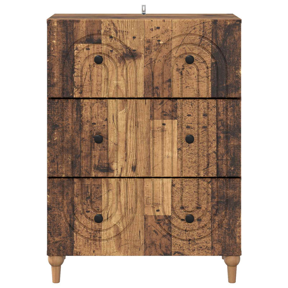 Schubladenschrank Altholz 66 x 34,5 x 90 cm Holzwerkstoff