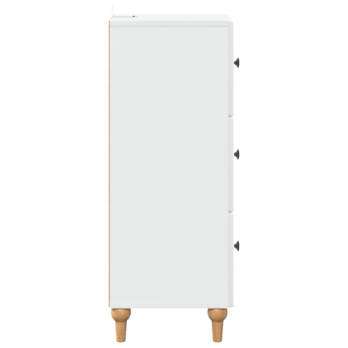 Schubladenschrank Weiß 33 x 34,5 x 90 cm Holzwerkstoff