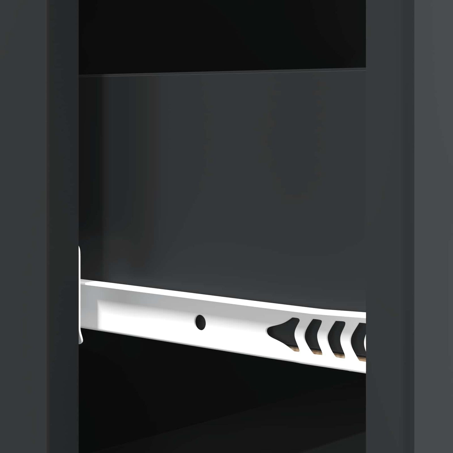 Schubladenschrank 33 x 34,5 x 90 cm Holzwerkstoff Schwarz