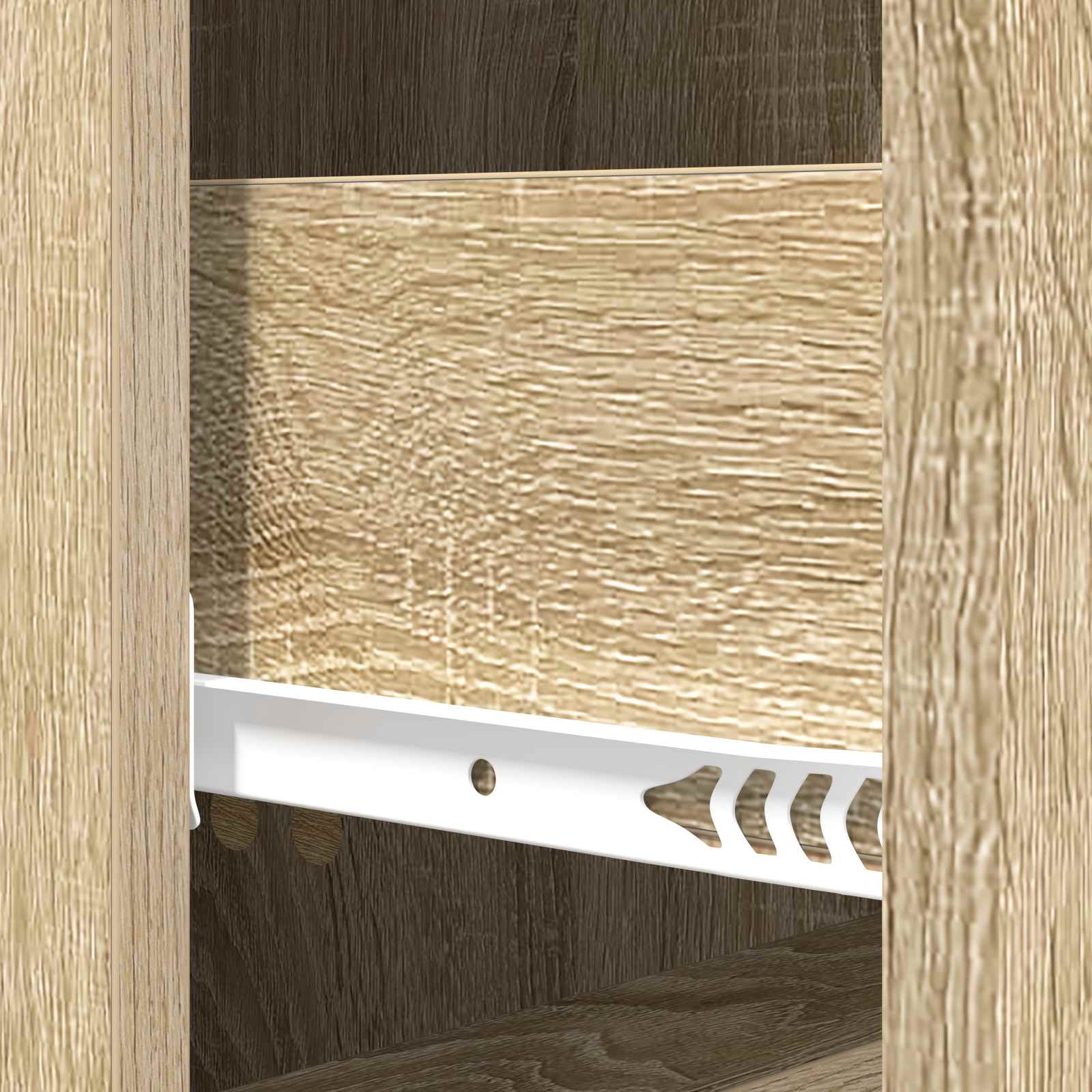 Schubladenschrank 33 x 34,5 x 90 cm Holzwerkstoff Sonoma-Eiche