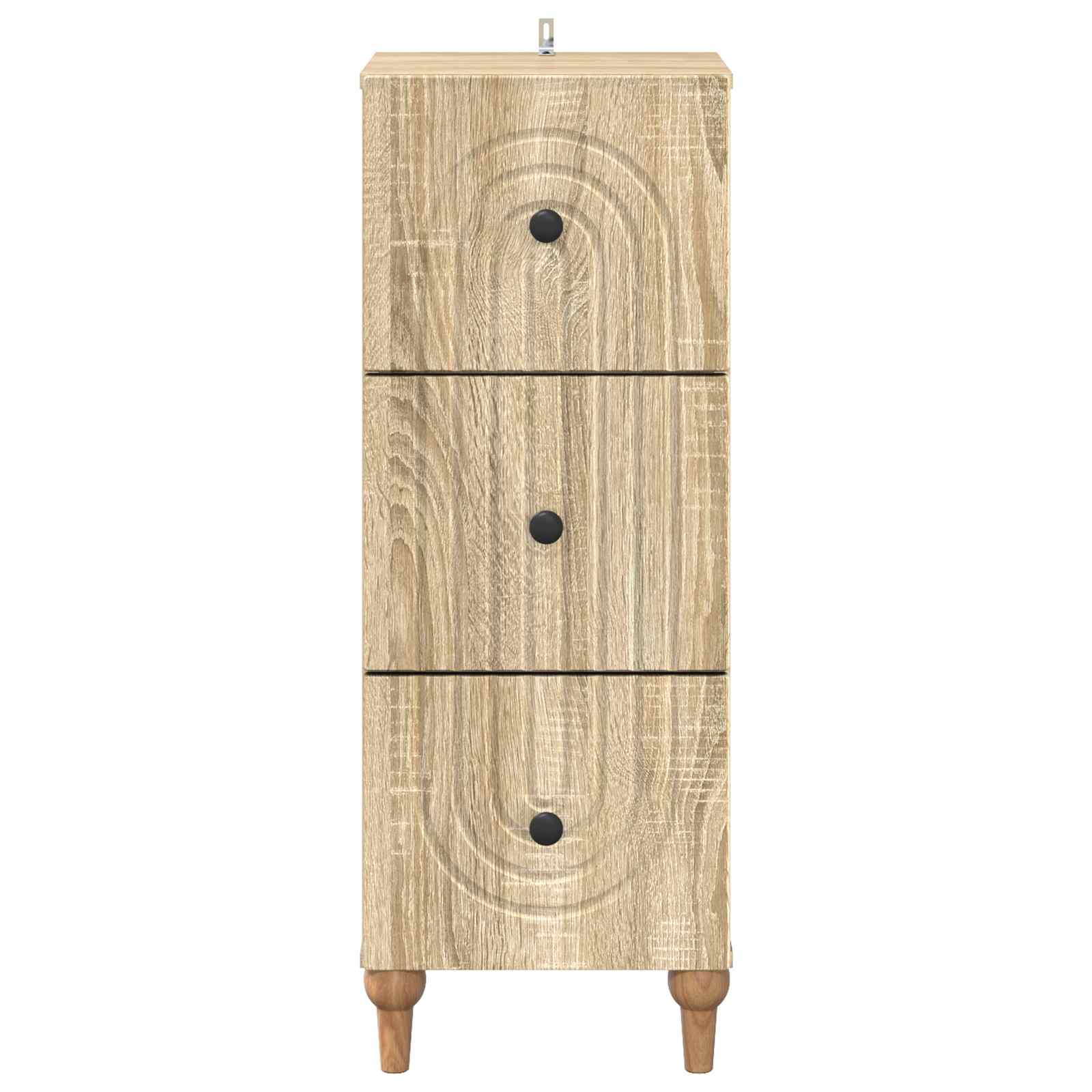 Schubladenschrank 33 x 34,5 x 90 cm Holzwerkstoff Sonoma-Eiche