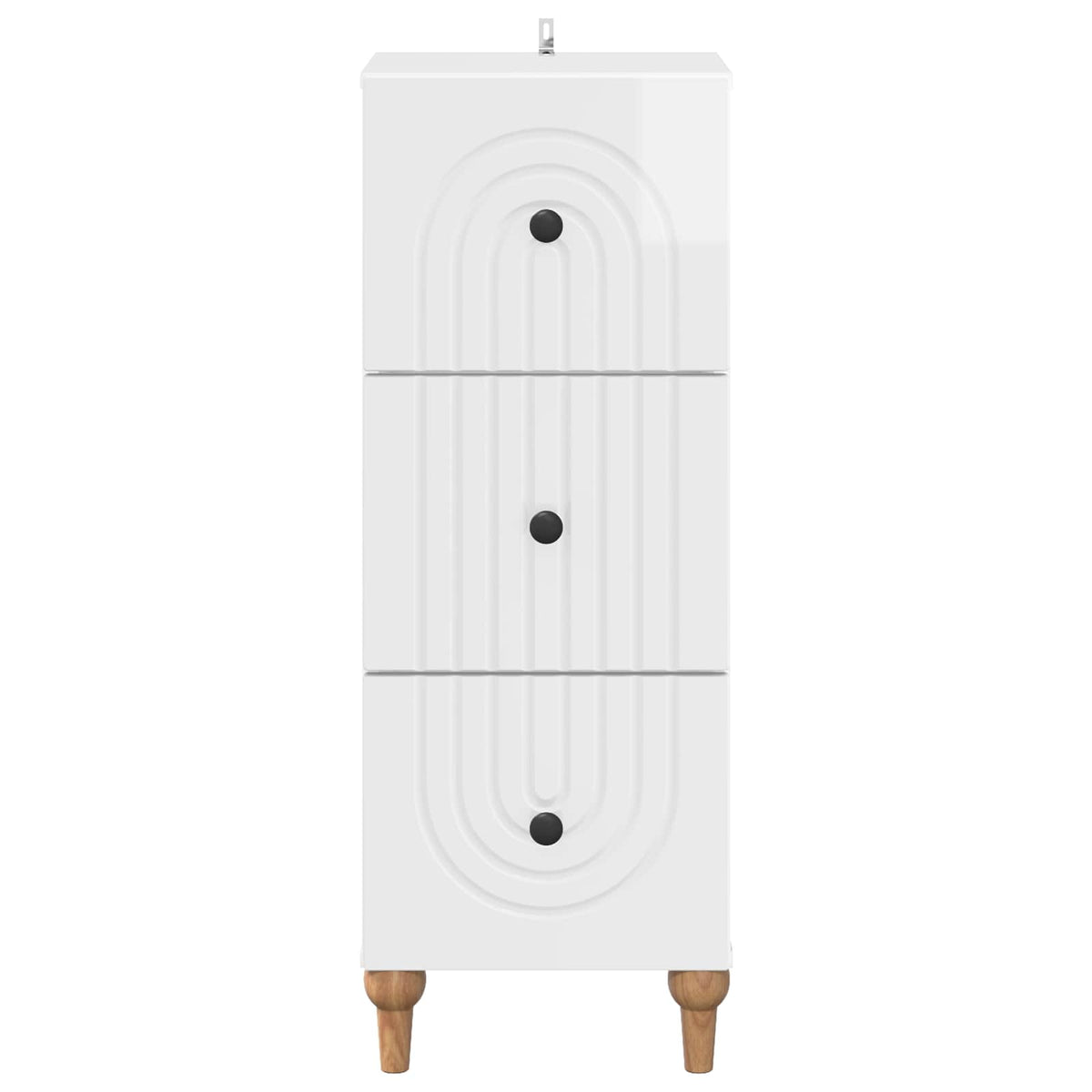 Schubladenschrank 33 x 34,5 x 90 cm Holzwerkstoff