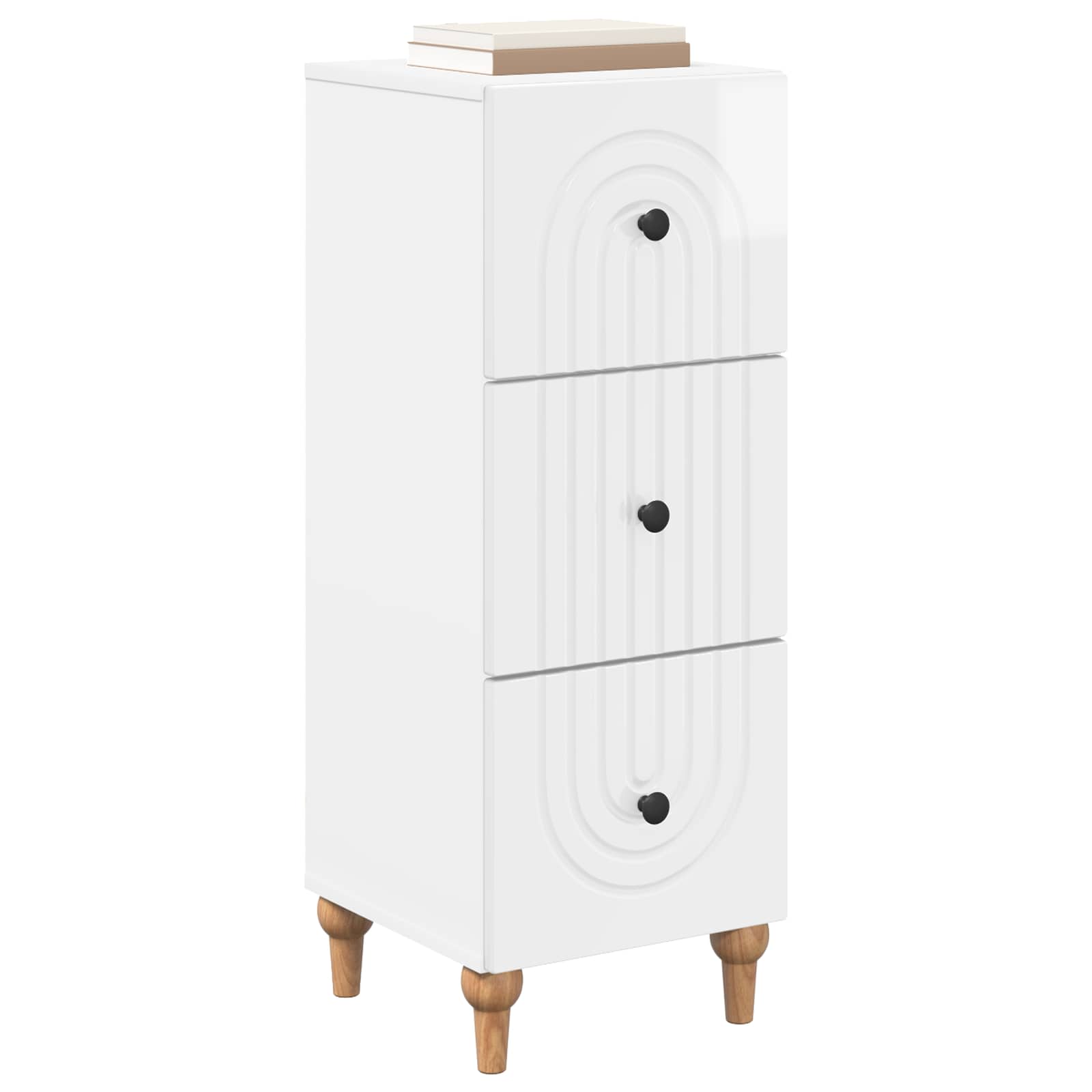 Schubladenschrank 33 x 34,5 x 90 cm Holzwerkstoff