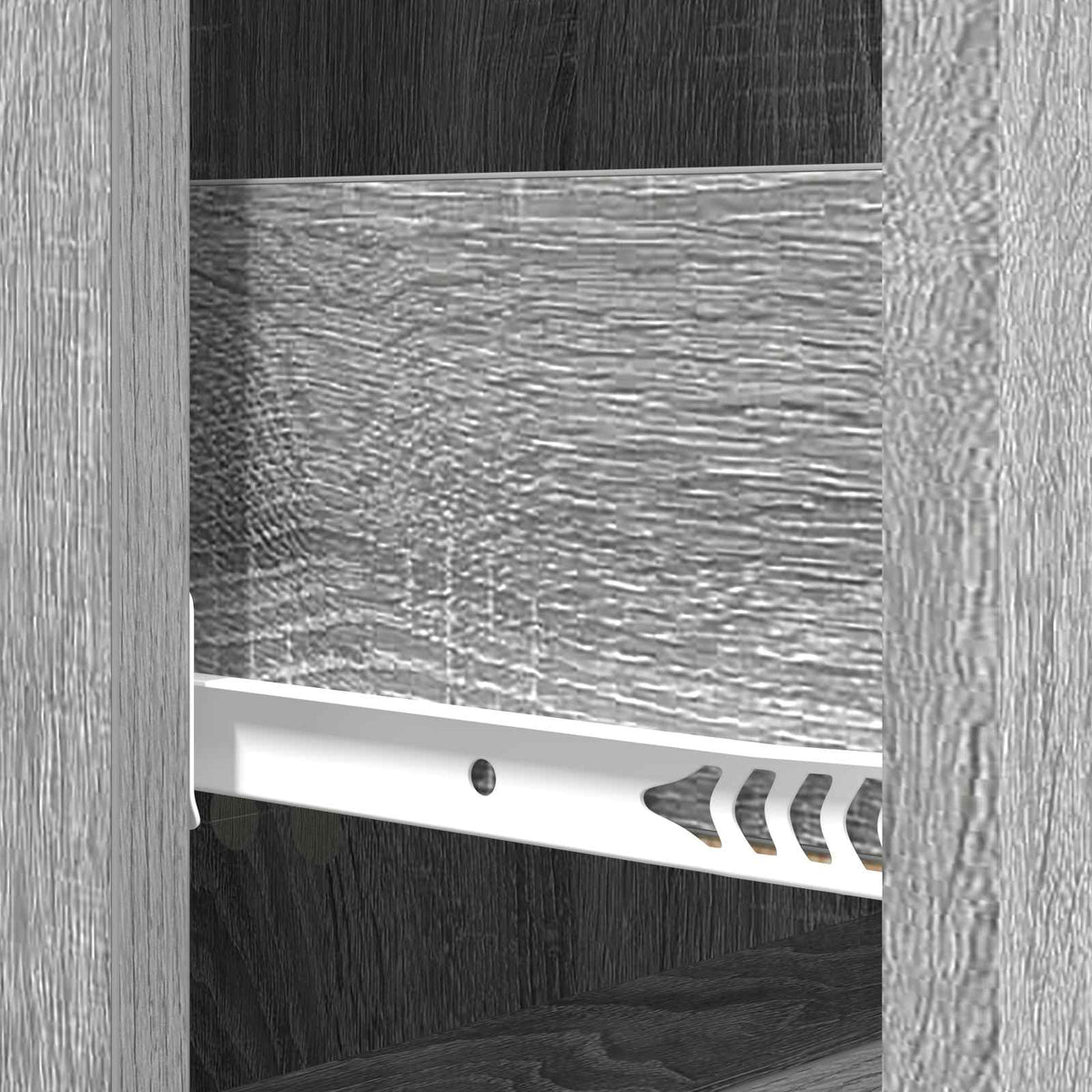 Schubladenschrank 33 x 34,5 x 90 cm Holzwerkstoff Sonoma-Grau
