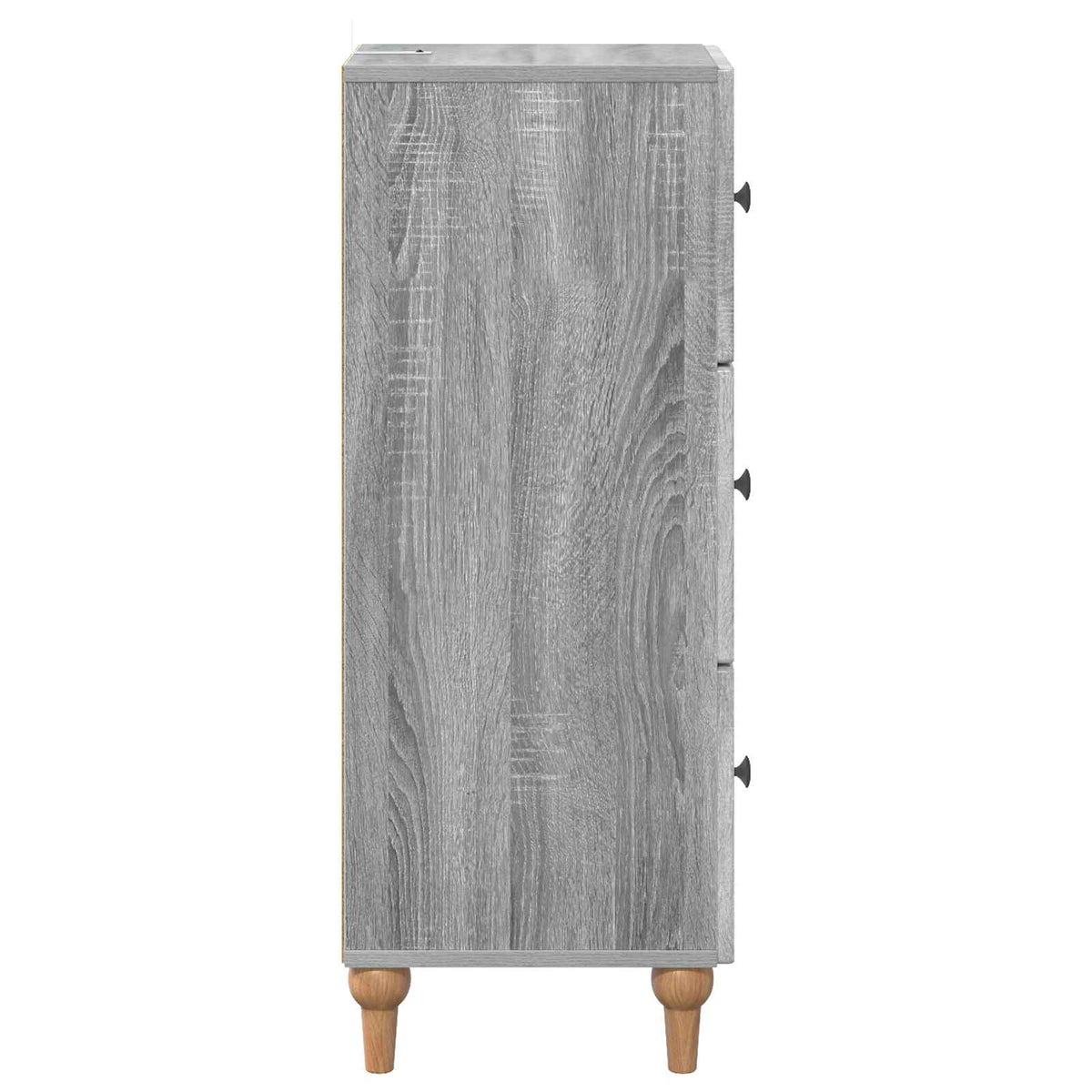 Schubladenschrank 33 x 34,5 x 90 cm Holzwerkstoff Sonoma-Grau