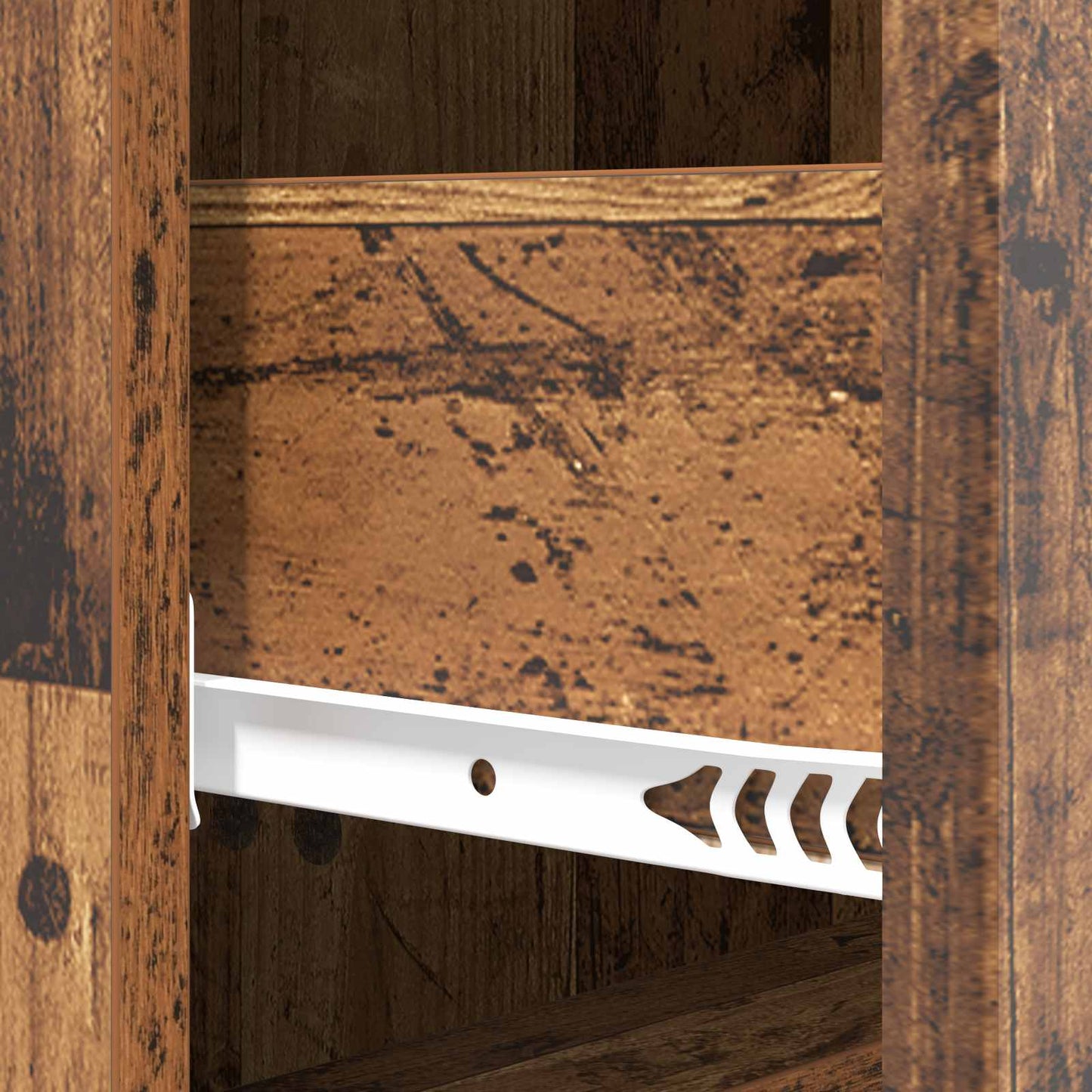 Schubladenschrank 33 x 34,5 x 90 cm Holzwerkstoff Altholz