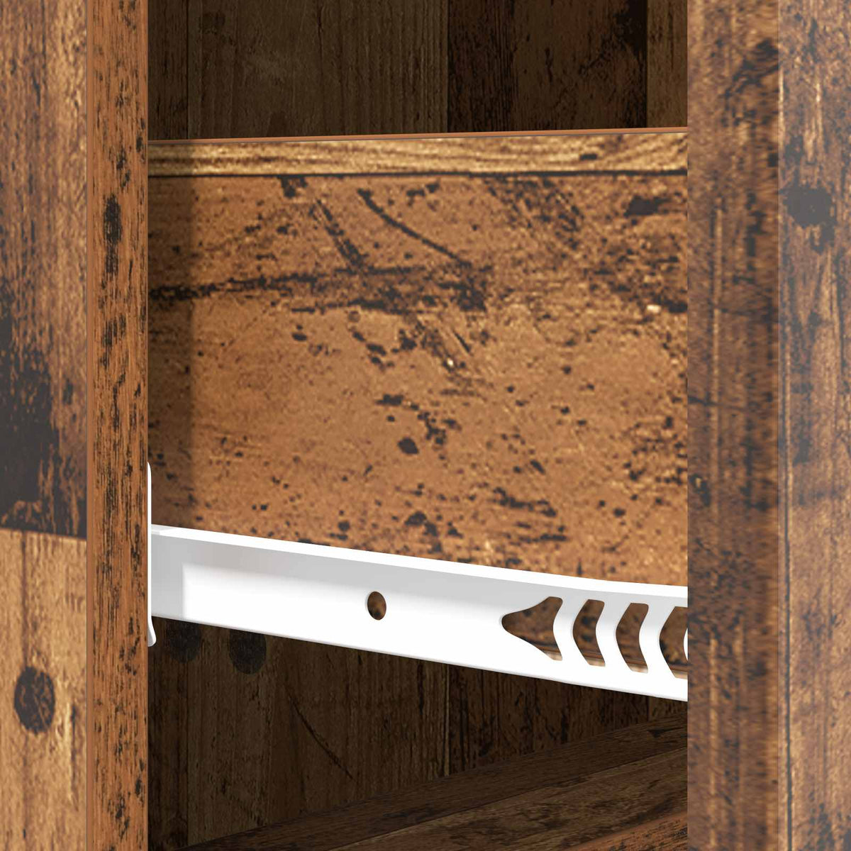 Schubladenschrank 33 x 34,5 x 90 cm Holzwerkstoff Altholz