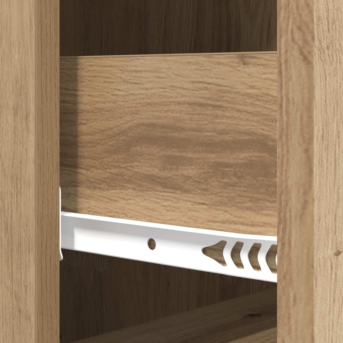 Schubladenschrank 33 x 34,5 x 90 cm Holzwerkstoff Artisan-Eiche