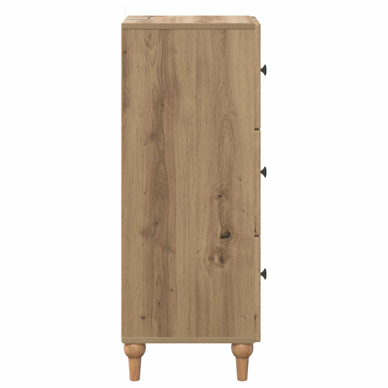 Schubladenschrank 33 x 34,5 x 90 cm Holzwerkstoff Artisan-Eiche