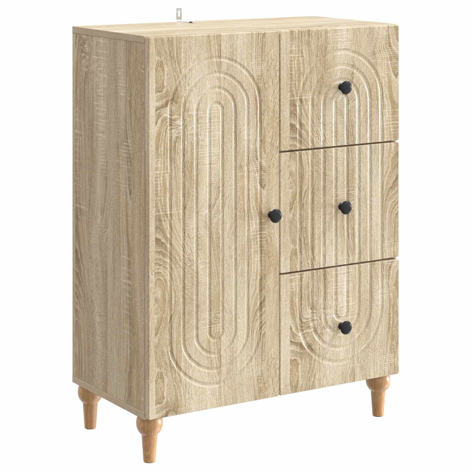 Sideboard Sonoma-Eiche 66 x 34,5 x 90 cm Holzwerkstoff