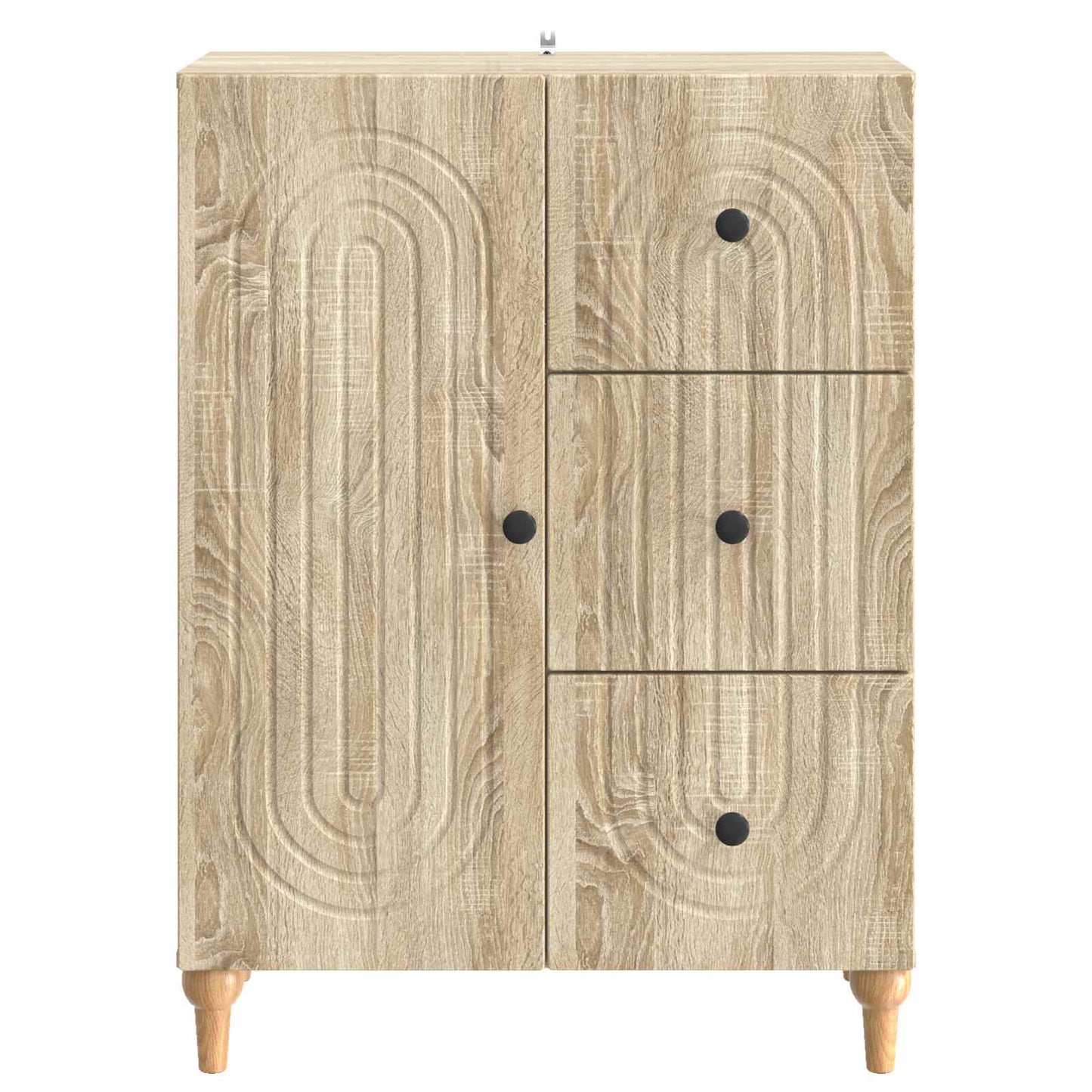 Sideboard Sonoma-Eiche 66 x 34,5 x 90 cm Holzwerkstoff