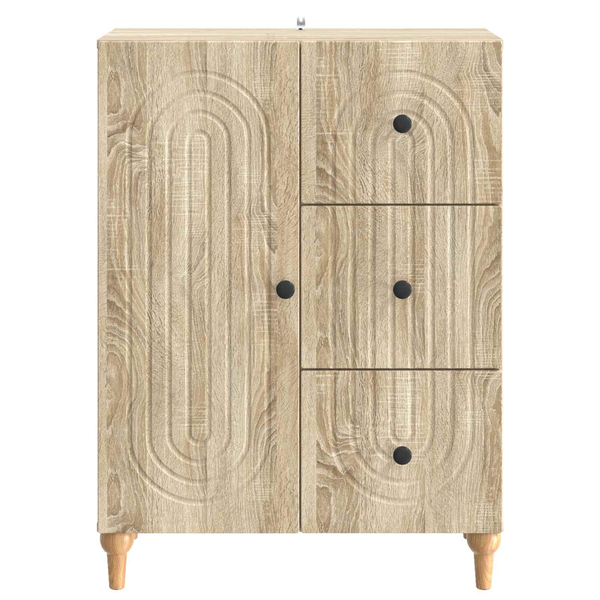 Sideboard Sonoma-Eiche 66 x 34,5 x 90 cm Holzwerkstoff