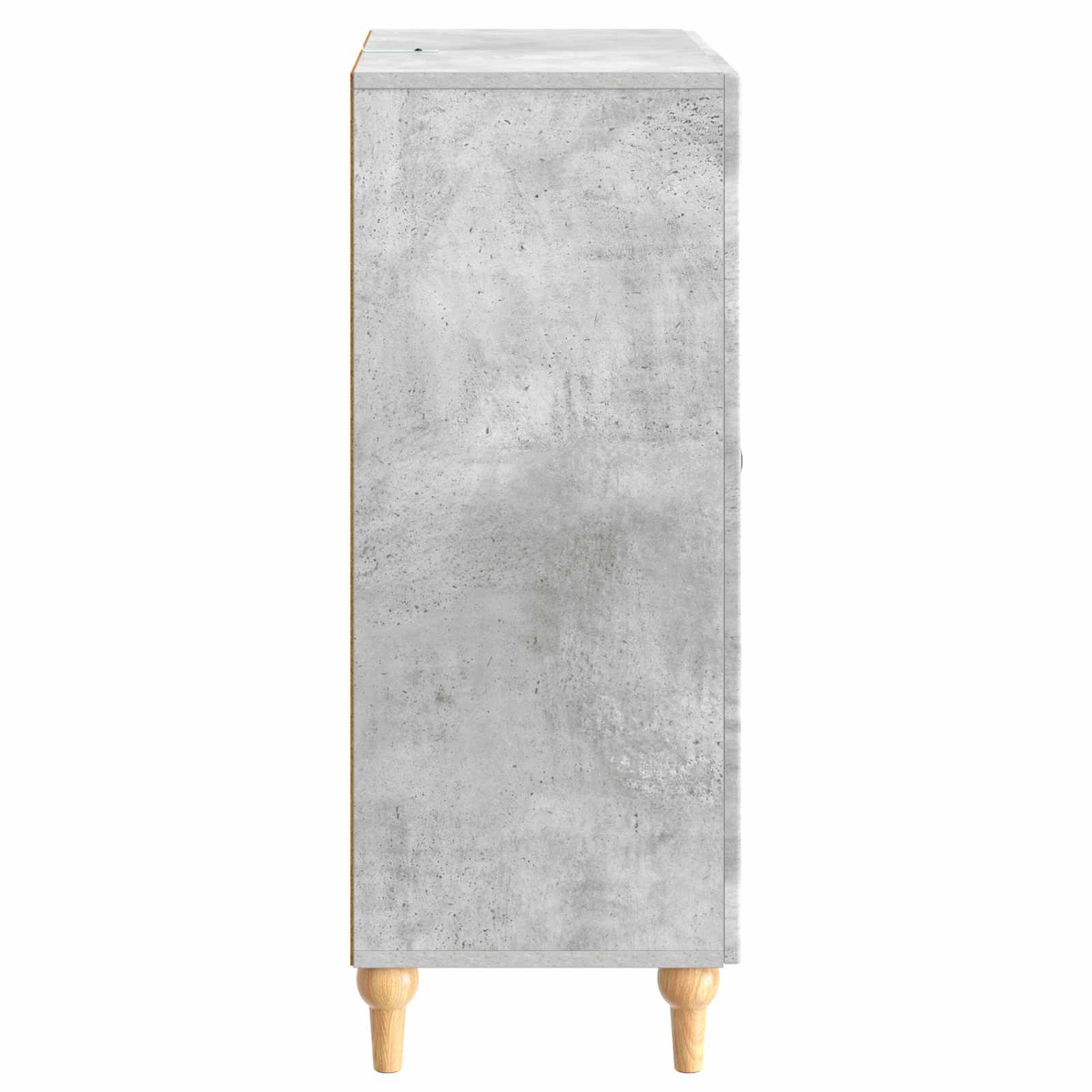 Sideboard Betongrau 66 x 34,5 x 90 cm Holzwerkstoff