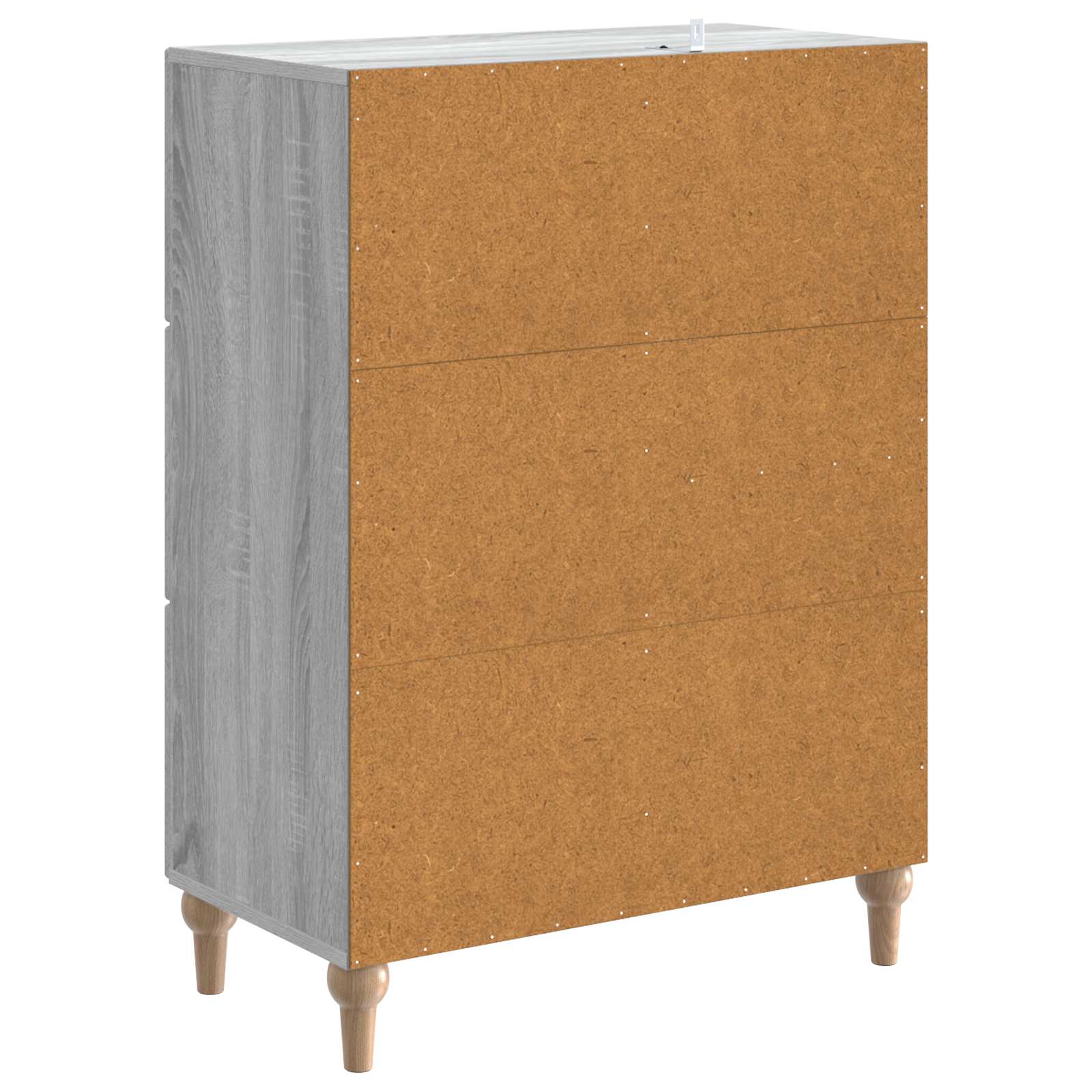 Sideboard Graues Sonoma 66 x 34,5 x 90 cm Holzwerkstoff