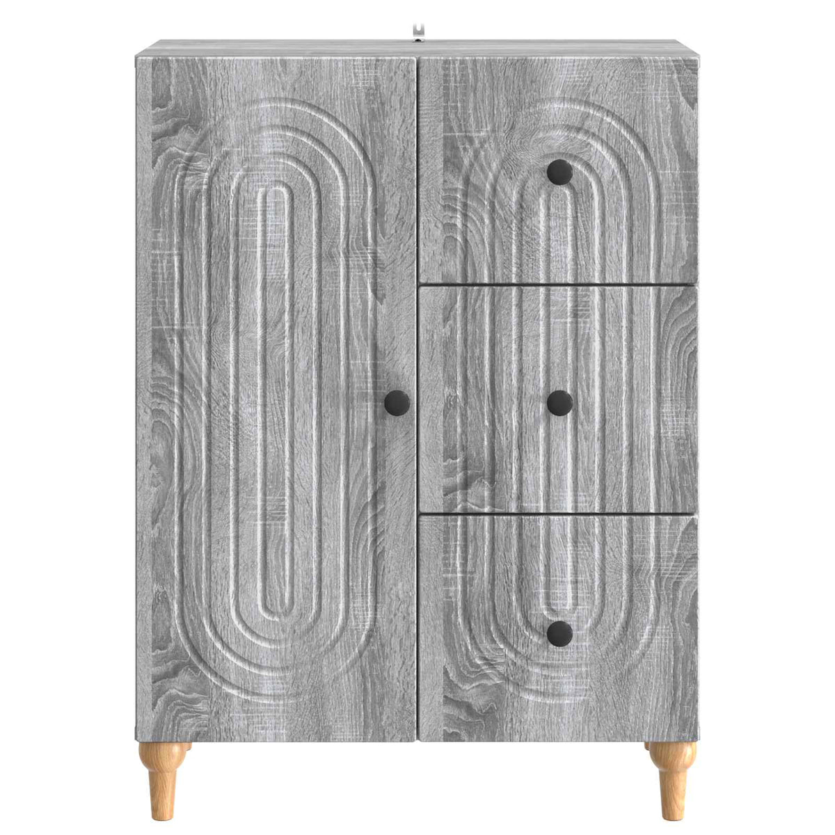 Sideboard Graues Sonoma 66 x 34,5 x 90 cm Holzwerkstoff