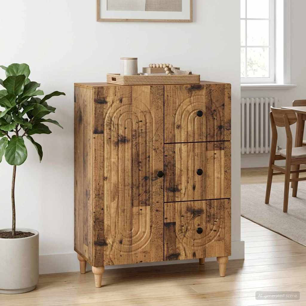 Sideboard Altholz 66 x 34,5 x 90 cm Holzwerkstoff