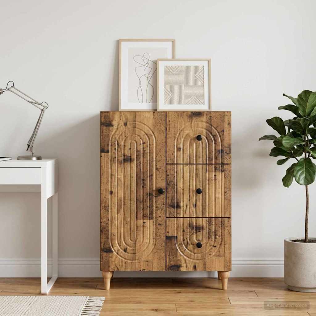 Sideboard Altholz 66 x 34,5 x 90 cm Holzwerkstoff