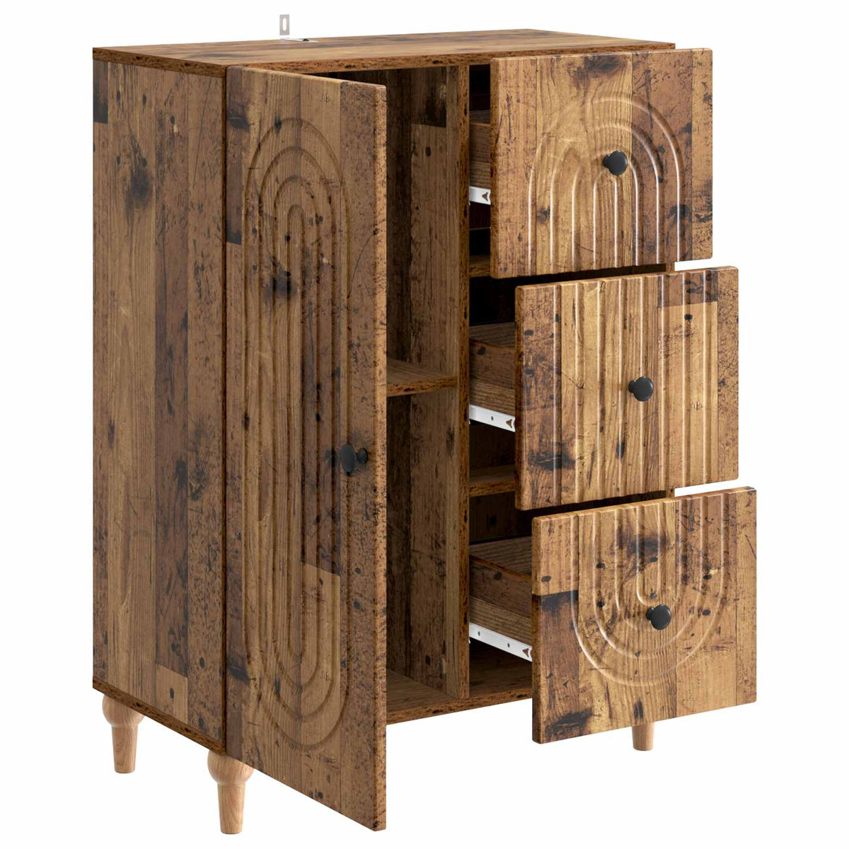Sideboard Altholz 66 x 34,5 x 90 cm Holzwerkstoff