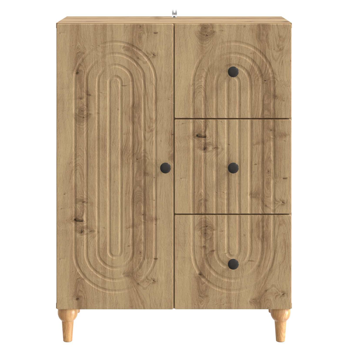 Sideboard Artisan-Eiche 66 x 34,5 x 90 cm Holzwerkstoff