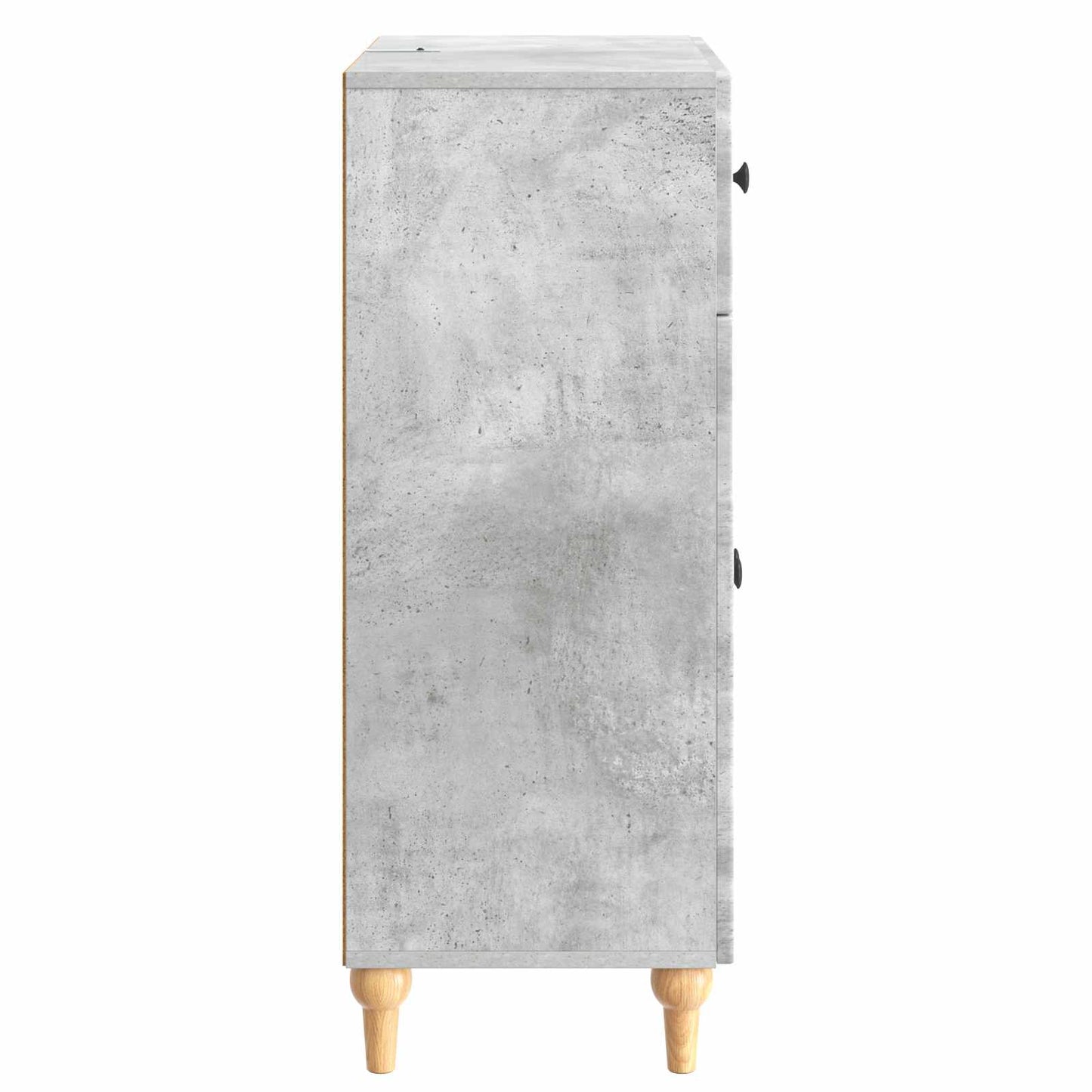 Sideboard Betongrau 66 x 34,5 x 90 cm Holzwerkstoff