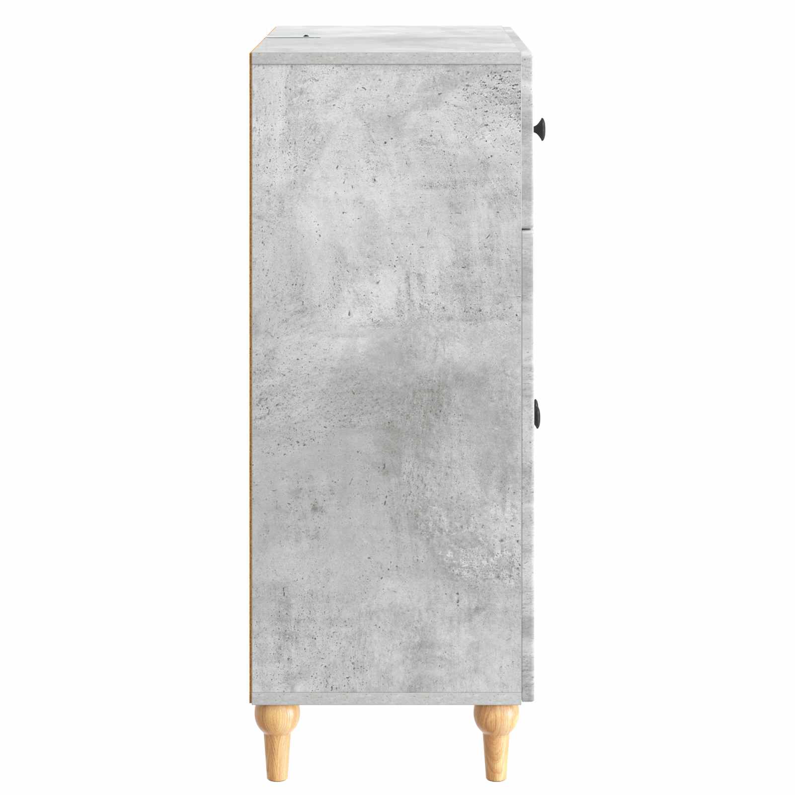 Sideboard Betongrau 66 x 34,5 x 90 cm Holzwerkstoff