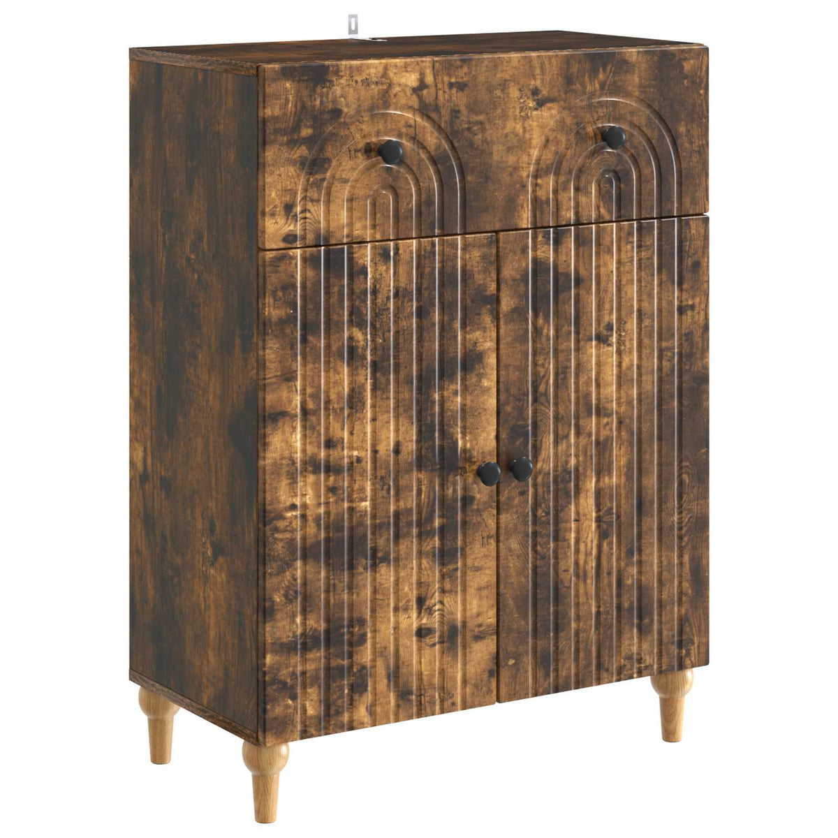 Sideboard Räuchereiche 66 x 34,5 x 90 cm Holzwerkstoff